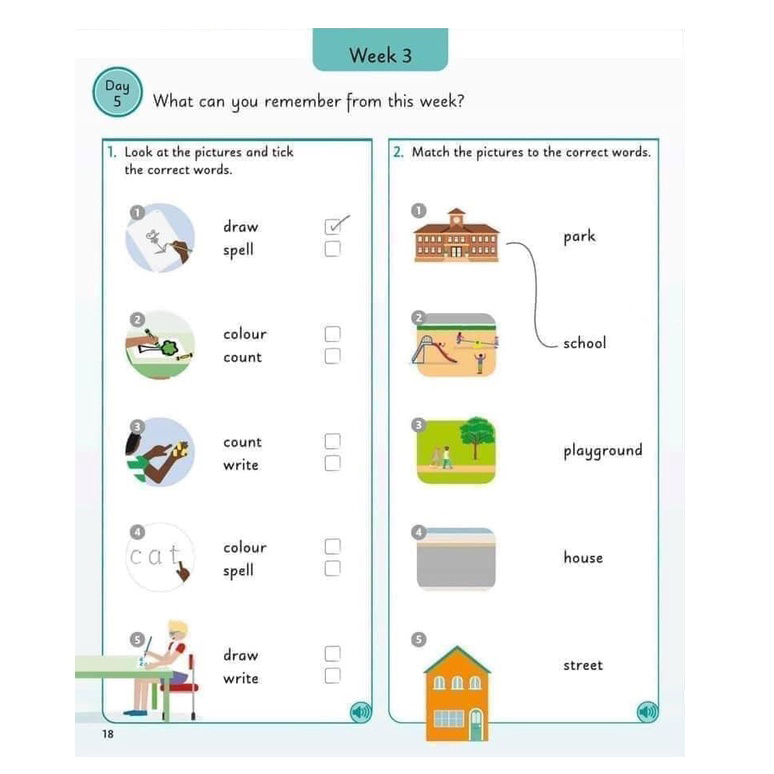 Sách - English for Everyone Junior 5 words a day