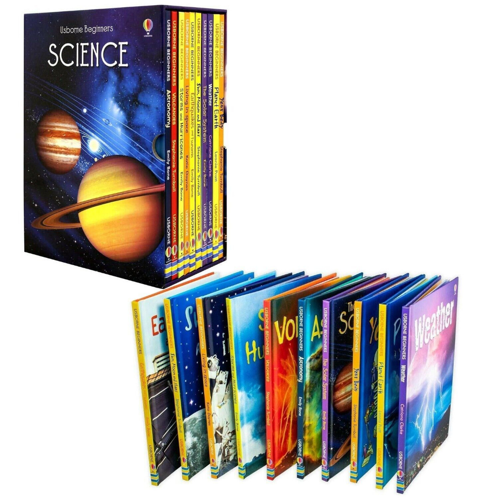 Bộ sách Usborne Beginners Science 10 cuốn bìa cứng nhập khẩu - Kèm file nghe audio