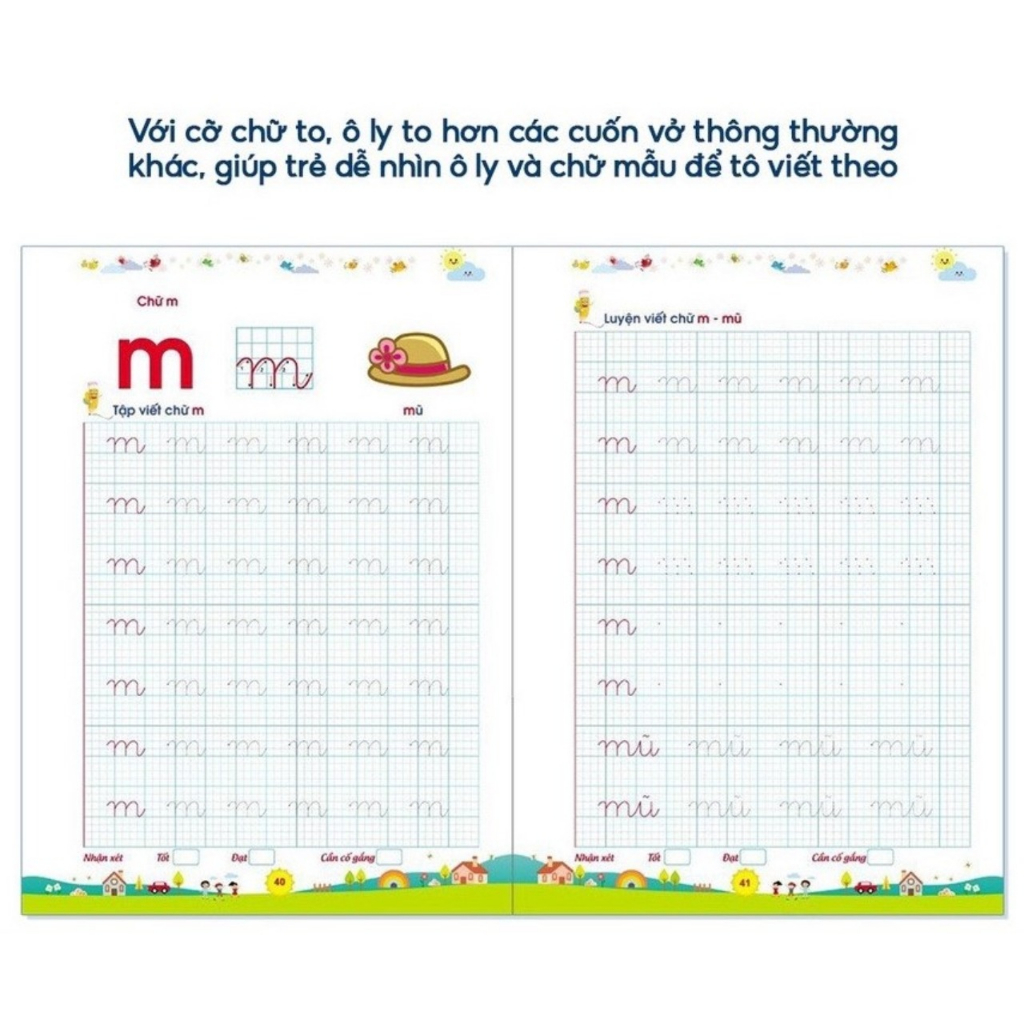 Bé Tập Tô Tập Viết Chữ To
