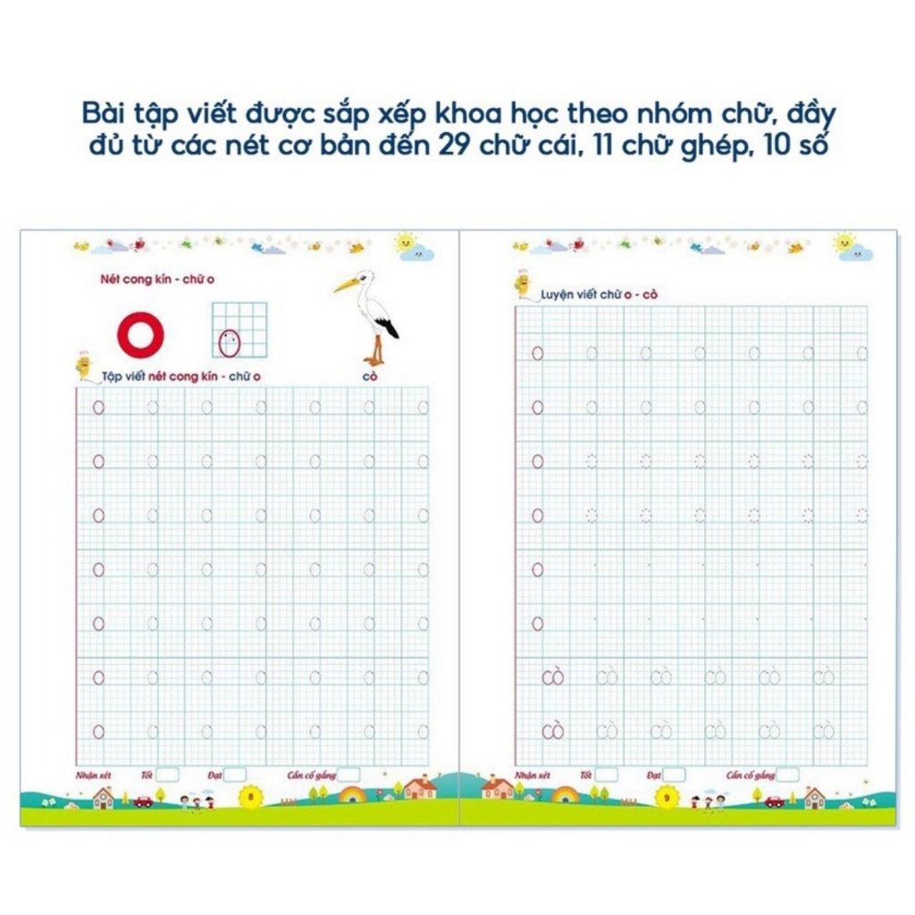 Bé Tập Tô Tập Viết Chữ To