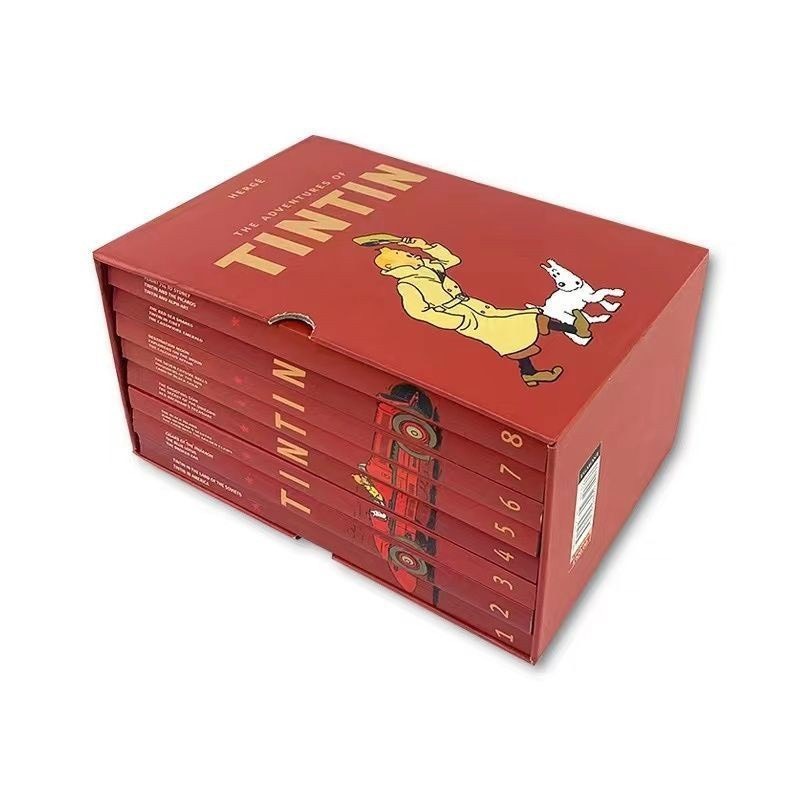 Những cuộc phiêu lưu của TinTin - 8 cuốn bìa cứng