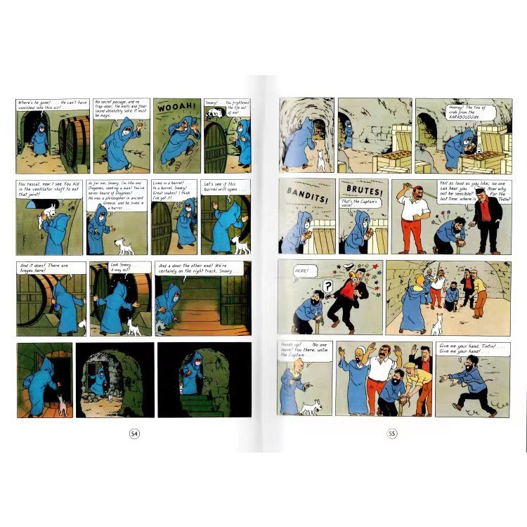 Những cuộc phiêu lưu của TinTin - 8 cuốn bìa cứng