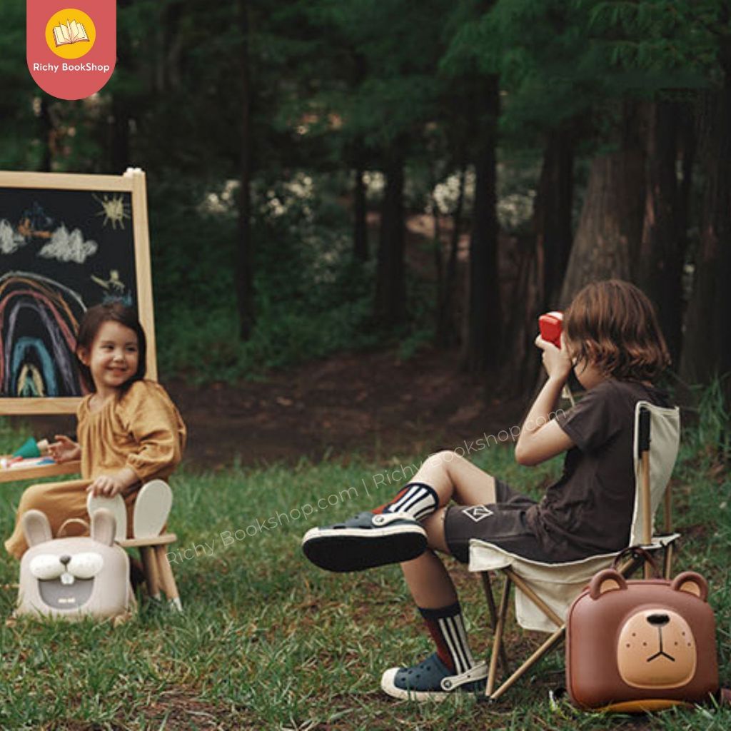 Balo Zoyzoii mã B18-B Forest Series Backpack hình động vật cho bé mẫu giáo đi học - Cặp đi học cho bé 2 3 4 5 tuổi