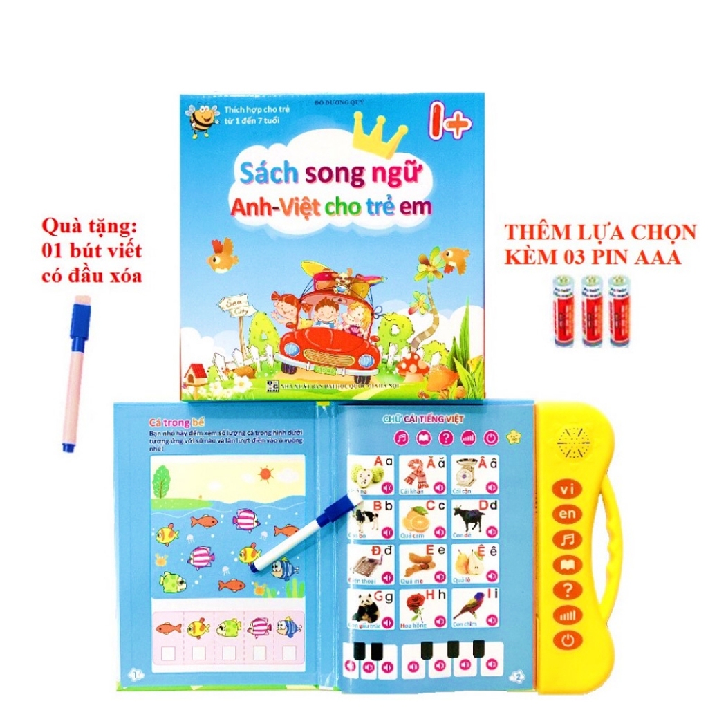 Sách Nói Điện Tử Song Ngữ Anh - Việt