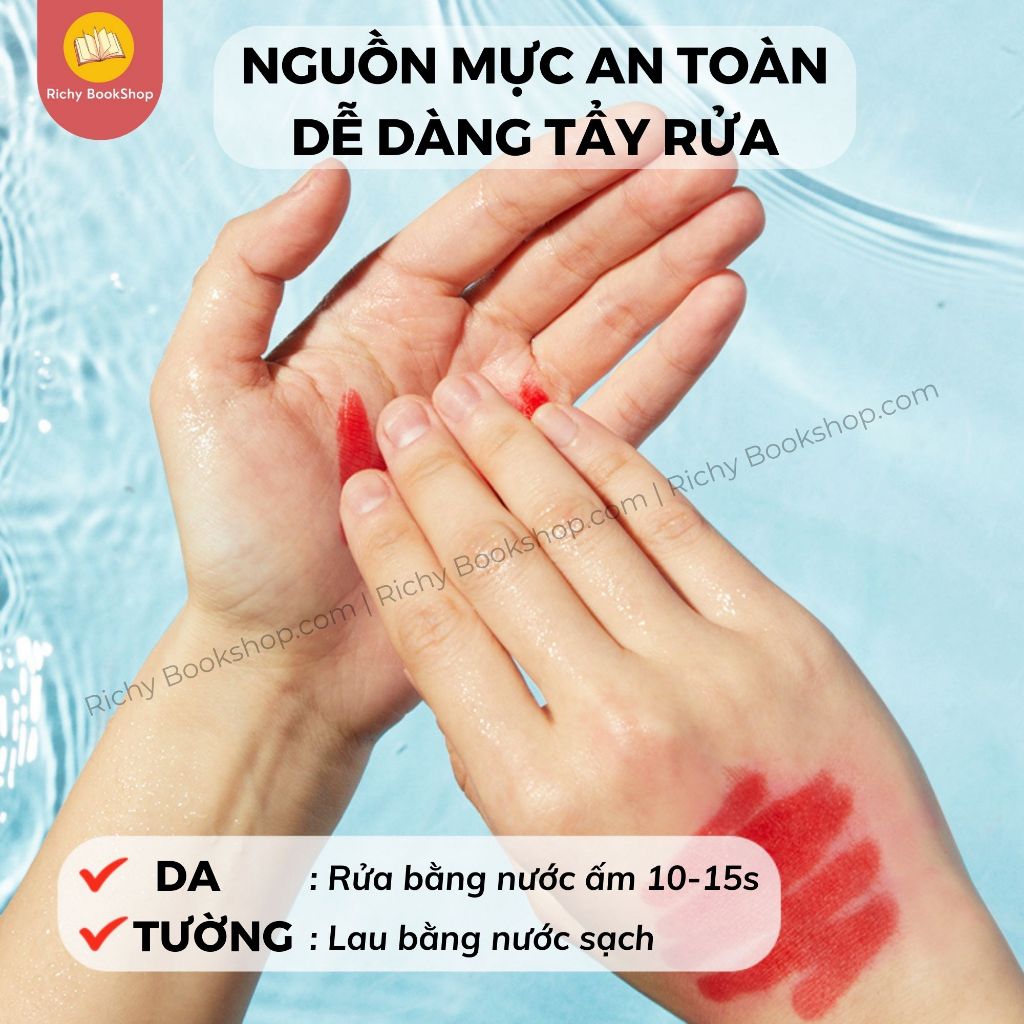 Bút màu dạ nước đầu tròn Mideer Round-tip Washable Marker