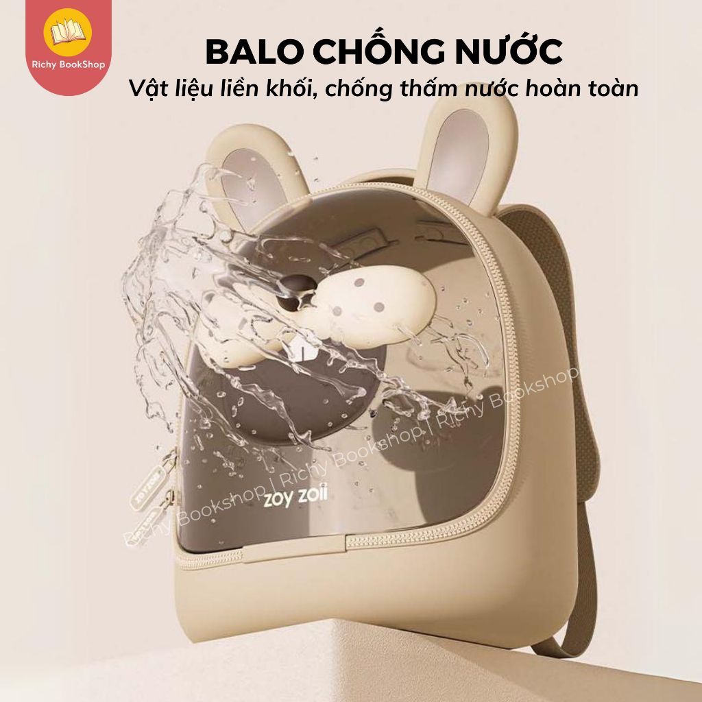 Balo Zoyzoii trong suốt Forest Bubble series Mã B52 cho bé đi học cho bé 2 3 4 5 tuổi