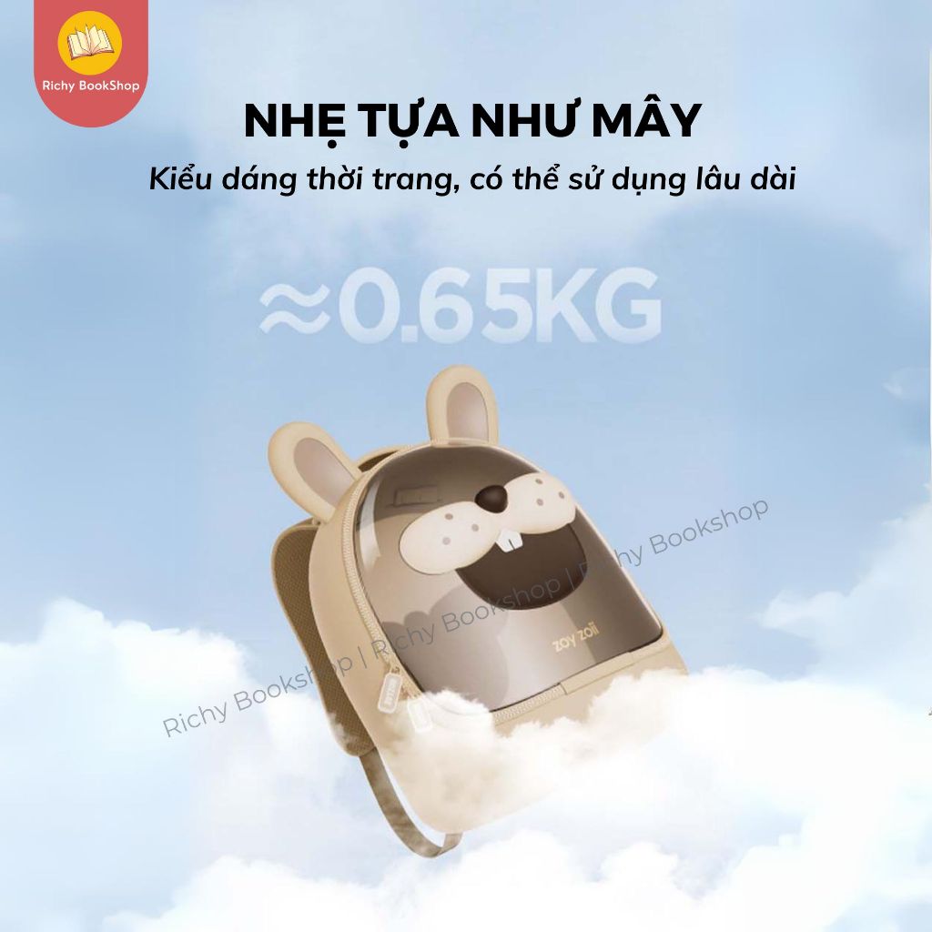 Balo Zoyzoii trong suốt Forest Bubble series Mã B52 cho bé đi học cho bé 2 3 4 5 tuổi