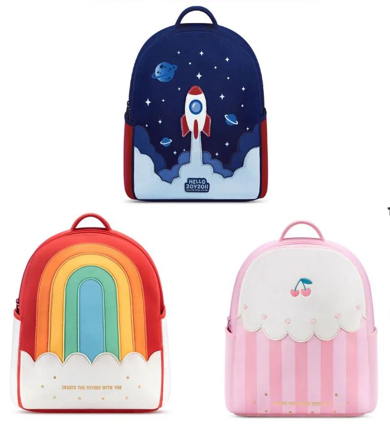 Balo đi học cho bé lớp 1, bé mầm non siêu nhẹ - Zoyzoii Series Kids Backpack Mã B19