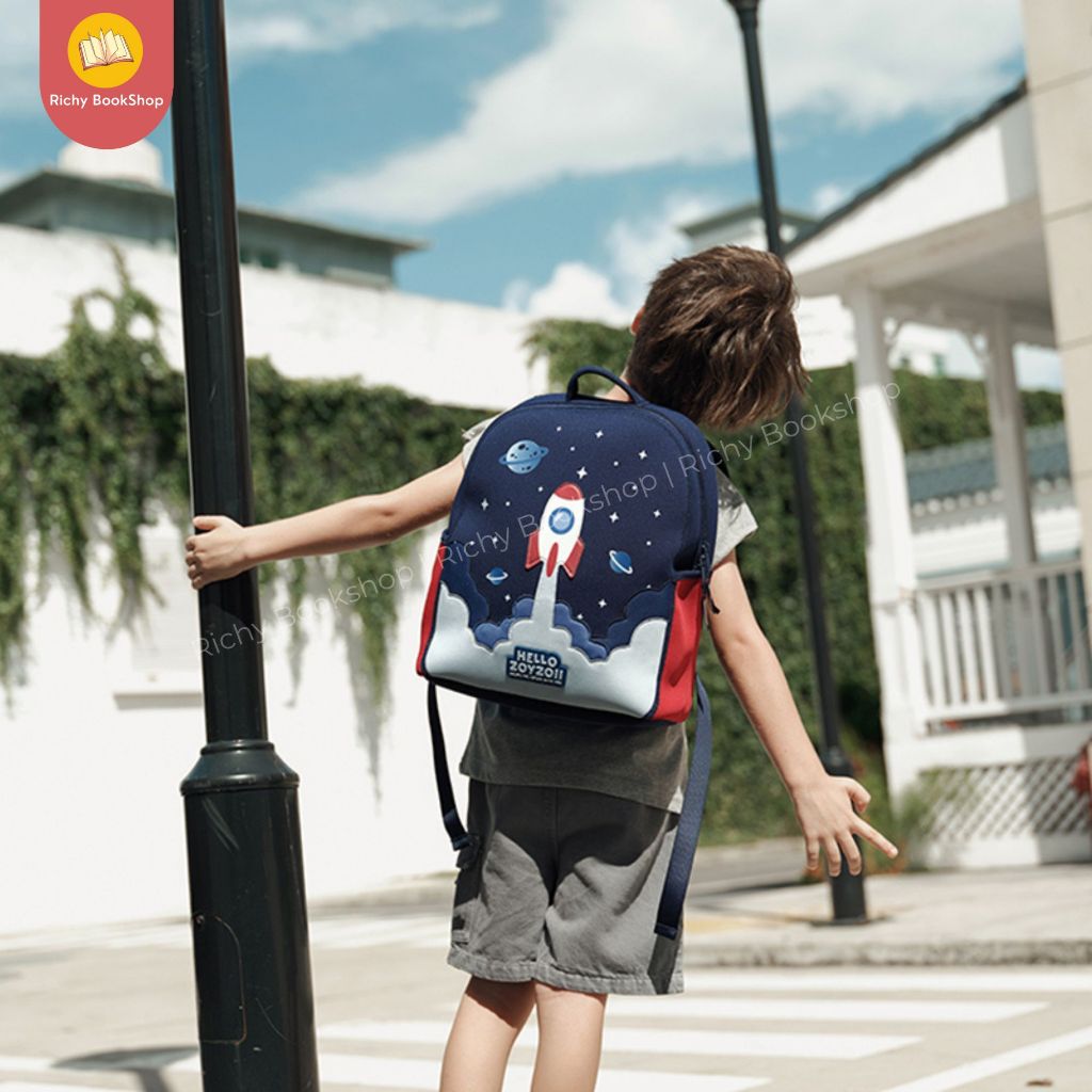 Balo đi học cho bé lớp 1, bé mầm non siêu nhẹ - Zoyzoii Series Kids Backpack Mã B19