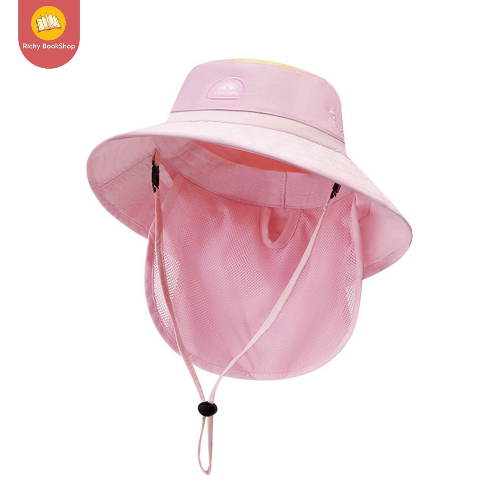 Mũ chống nắng rộng vành chống tia UV cho bé Zoyzoii Large Brim Sun Hat mã B62