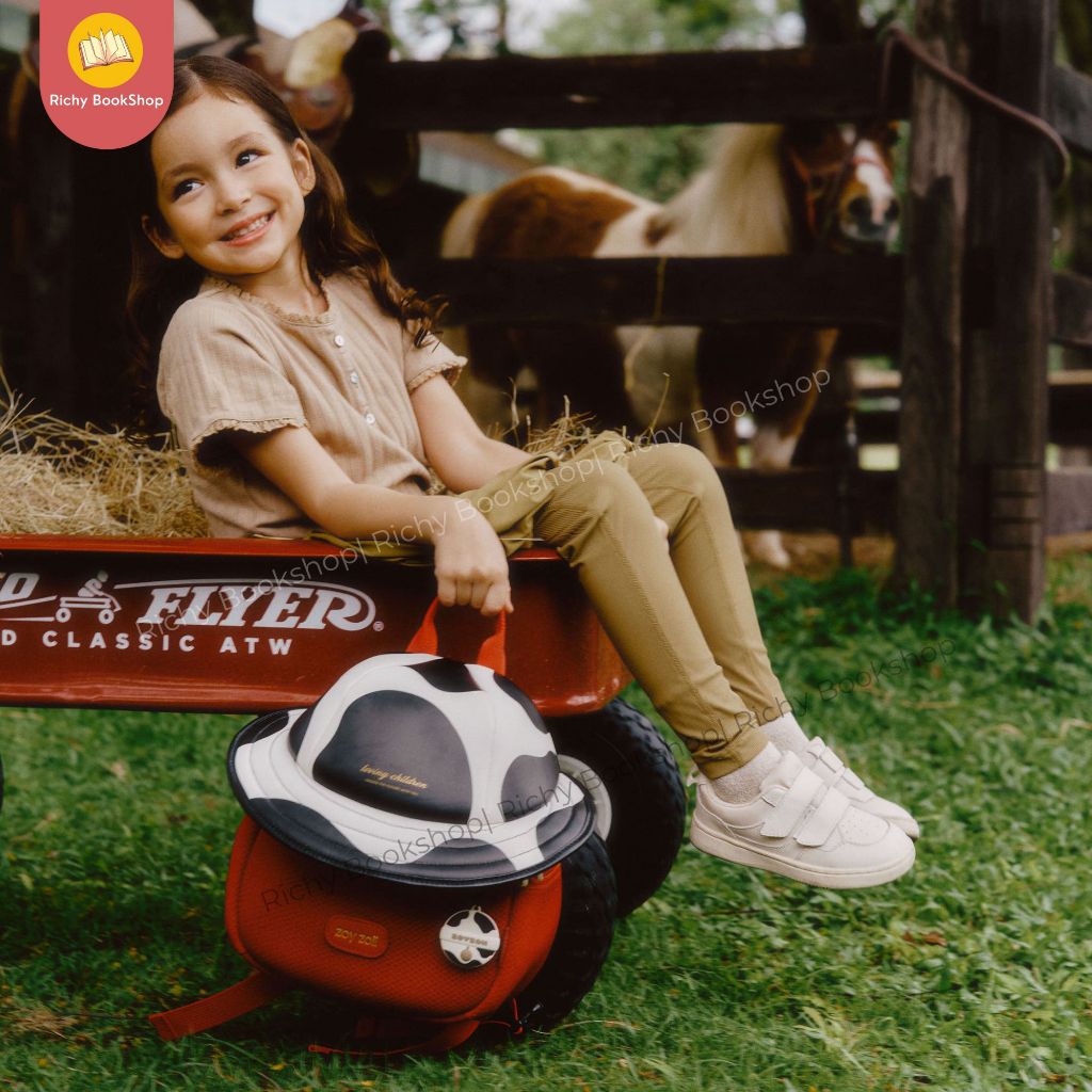 Balo đi học cho bé mầm non Zoyzoii Discovery series hat bag mã B80