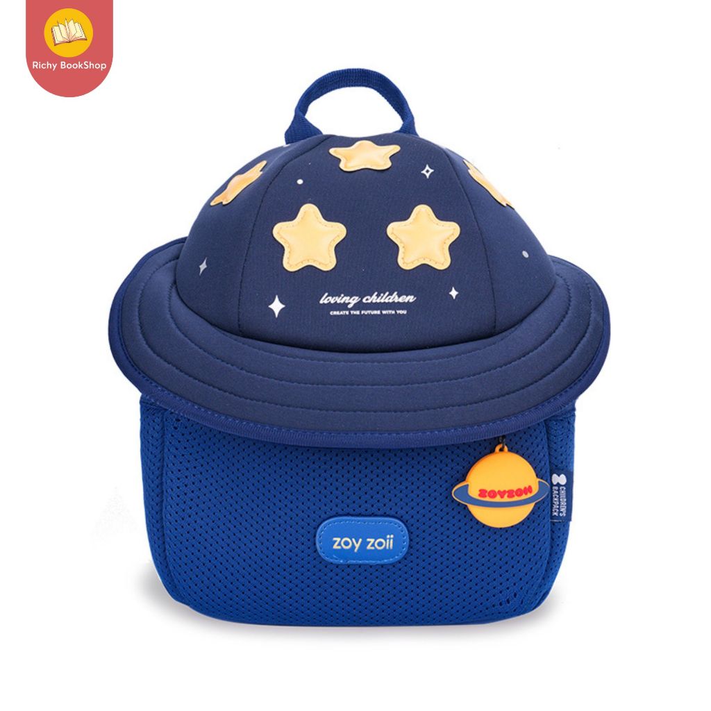 Balo đi học cho bé mầm non Zoyzoii Discovery series hat bag mã B80