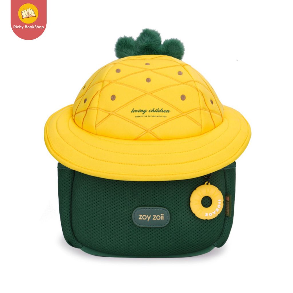 Balo đi học cho bé mầm non Zoyzoii Discovery series hat bag mã B80