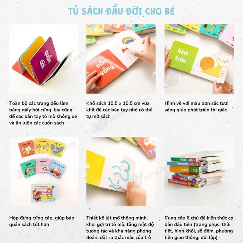 Bộ tủ sách đầu đời của bé - Khám phá kiến thức cơ bản | Khởi đầu hoàn hảo cho hành trình học hỏi của trẻ
