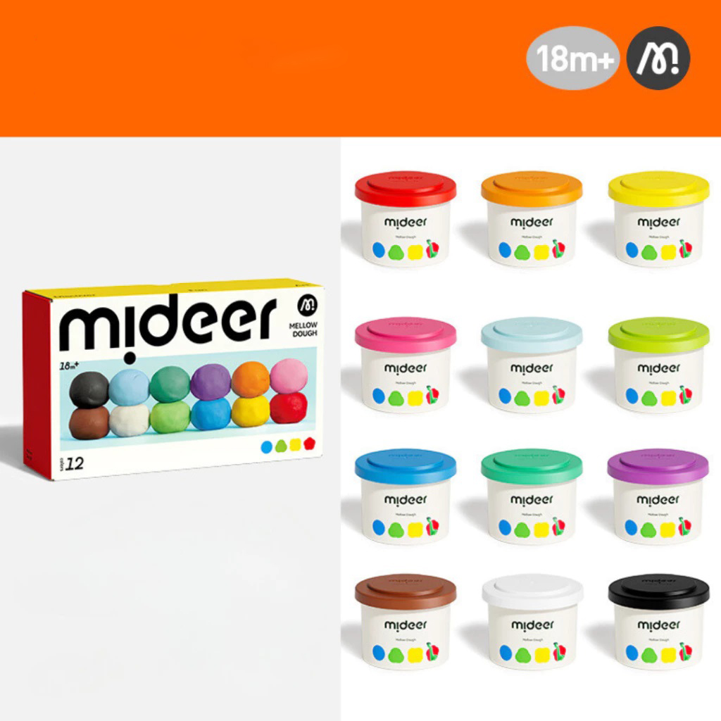 Đất Nặn Gạo Hữu Cơ Không Dính Tay, Dùng Nhiều Lần - Mideer Rice Colour Clay