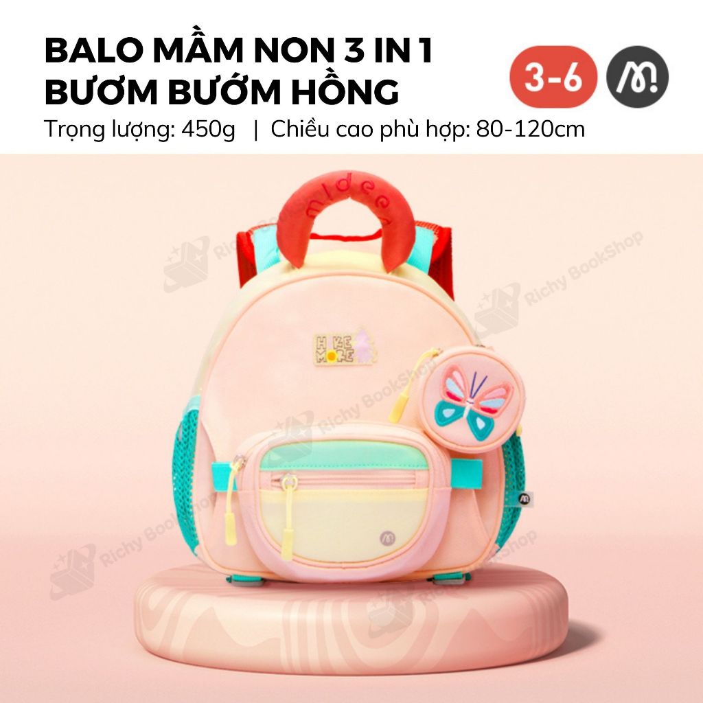 Balo Mầm Non Mideer Outing Kids Backpack – Đồng Hành Cùng Bé Trong Mọi Hành Trình