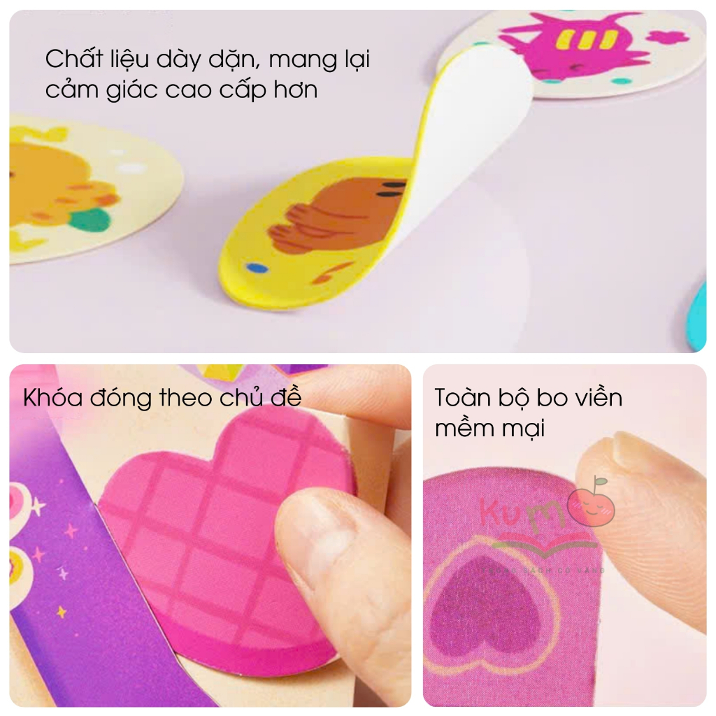 Hình Dán Móng Tay Giả Sành Điệu Cho Bé Gái - Mideer Nail stickers