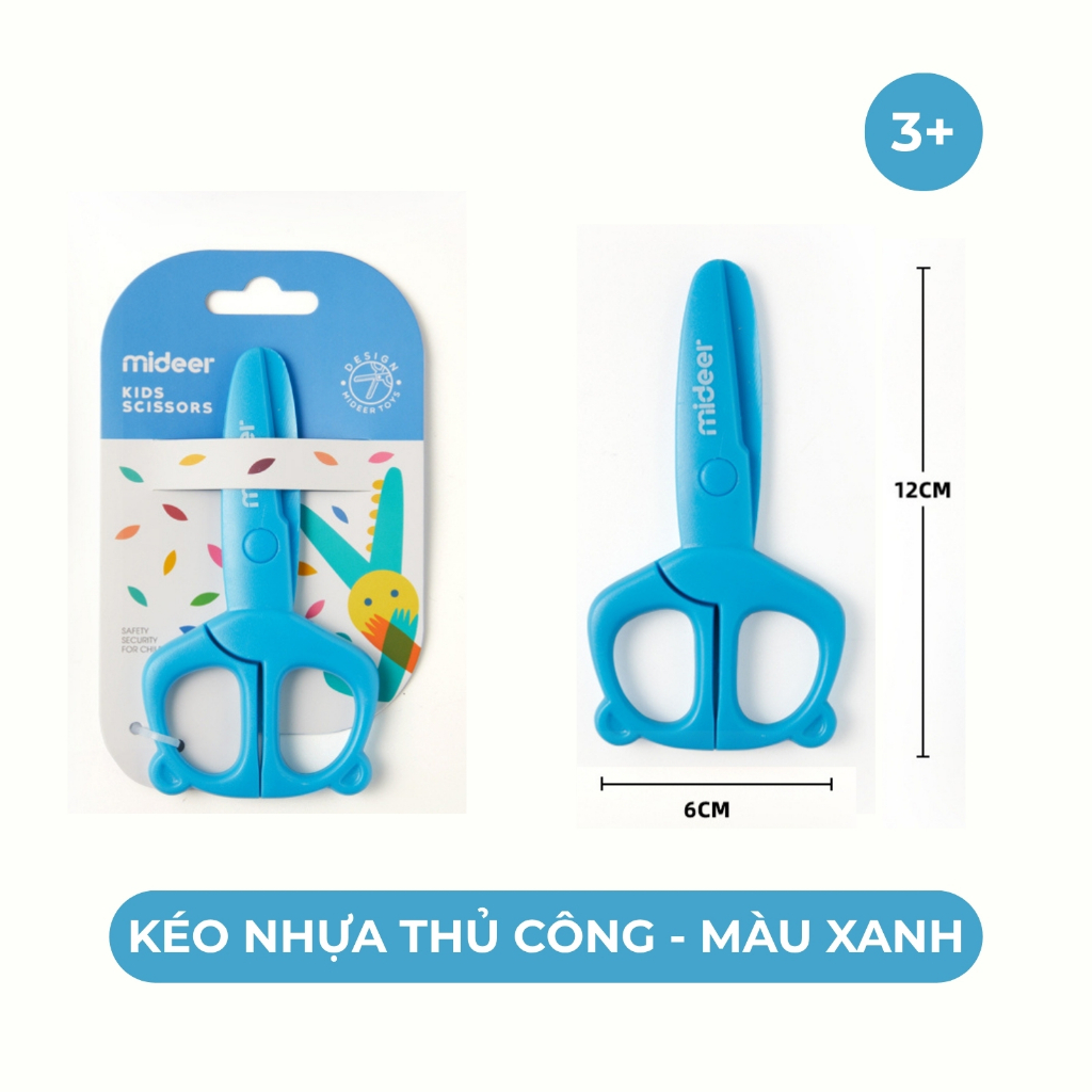 Kéo Cắt Thủ Công An Toàn Cho Bé - Mideer Kids Scissors
