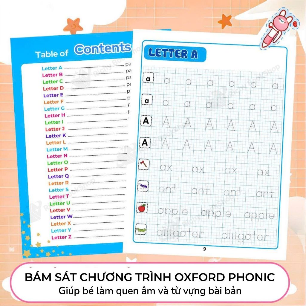Sách - Luyện viết từ vựng Phonics Writing & Artivities 1 (Tài liệu bổ trợ Oxford phonic world)