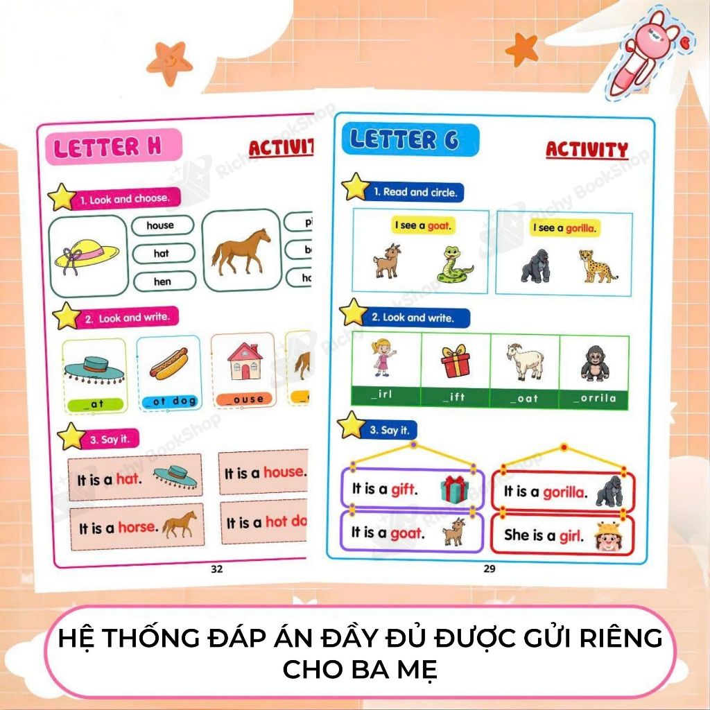 Sách - Luyện viết từ vựng Phonics Writing & Artivities 1 (Tài liệu bổ trợ Oxford phonic world)