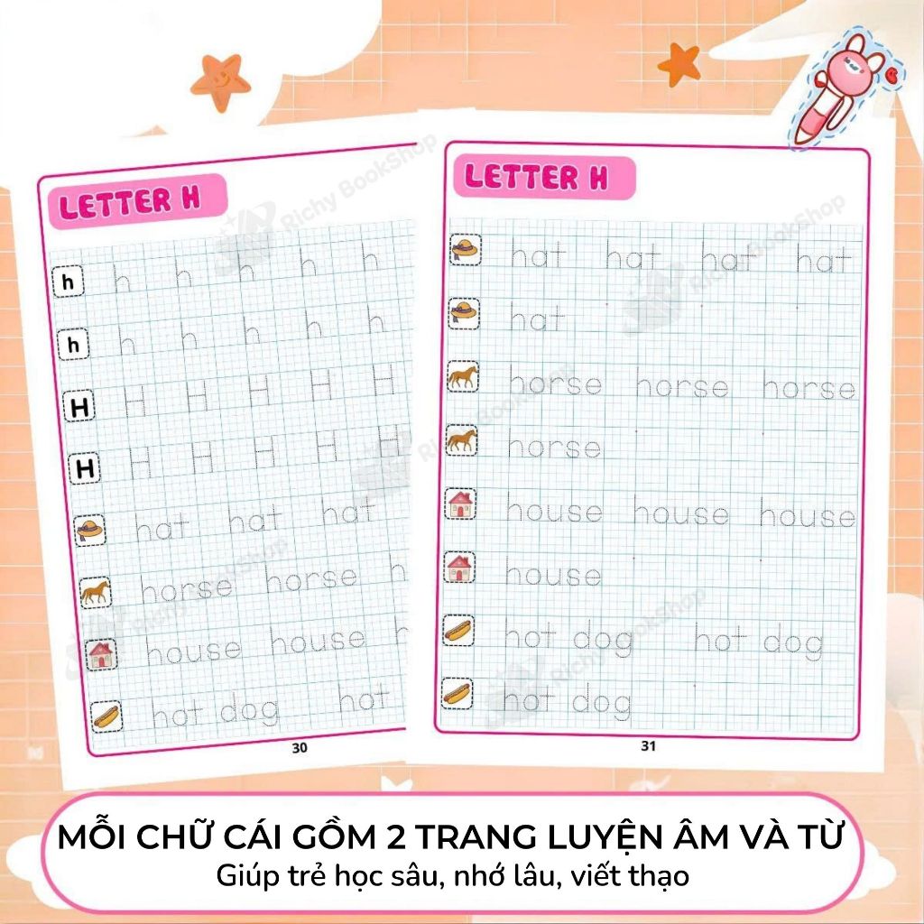 Sách - Luyện viết từ vựng Phonics Writing & Artivities 1 (Tài liệu bổ trợ Oxford phonic world)