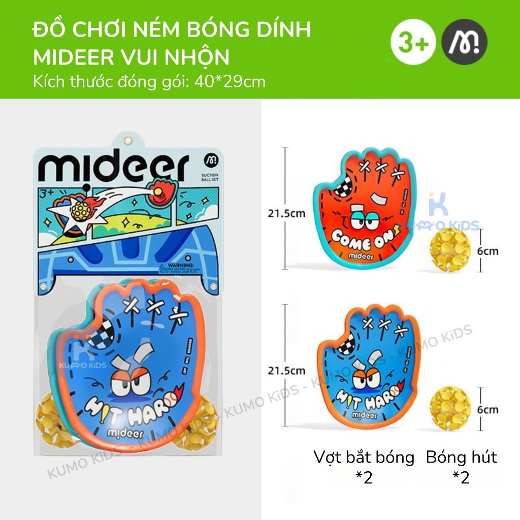 Phi tiêu cao su kèm sticker hồng tâm Mideer Suction Dart, Đồ chơi phi tiêu cho bé
