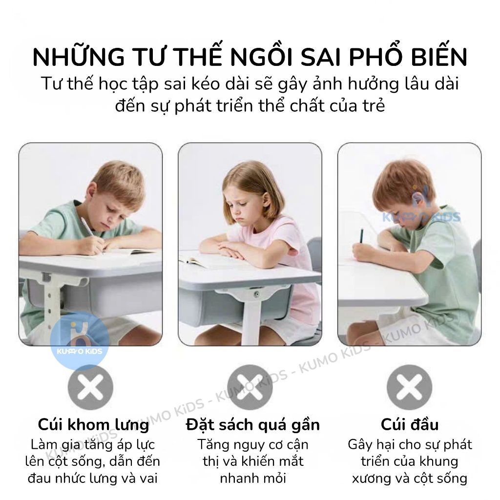 Giá đỡ chỉnh tư thế ngồi học Mideer kèm giá đỡ ngực chống gù, chống cận cho trẻ em Sit Right 12°