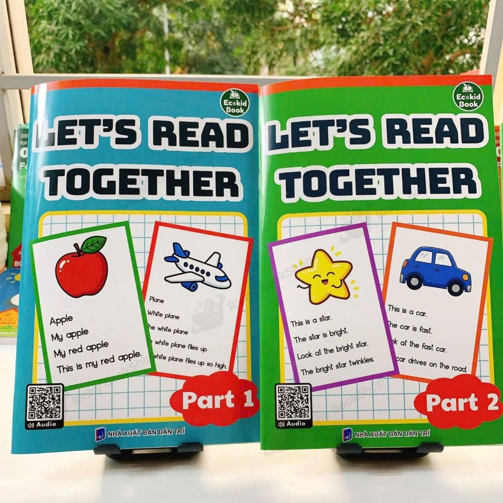 Sách - Let's Read Together - bộ 2 cuốn luyện đọc Tiếng Anh cho bé