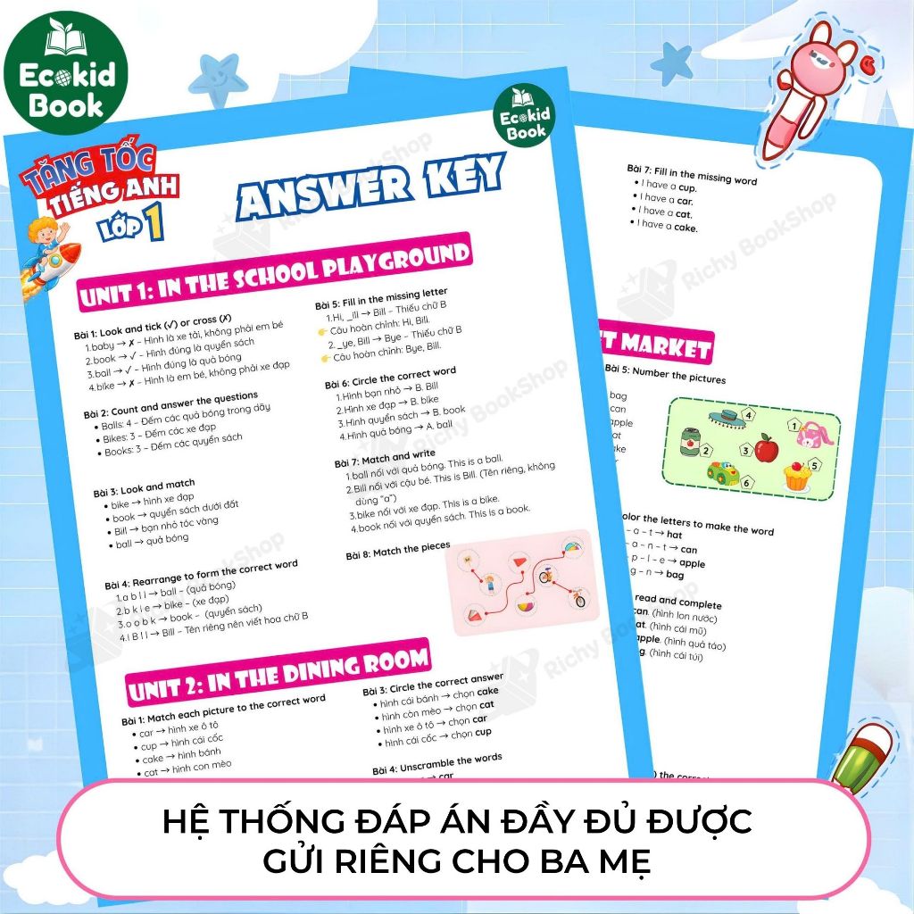 Sách - Tăng Tốc Tiếng Anh Lớp 1 - Bài tập bổ trợ theo chương trình Global Success