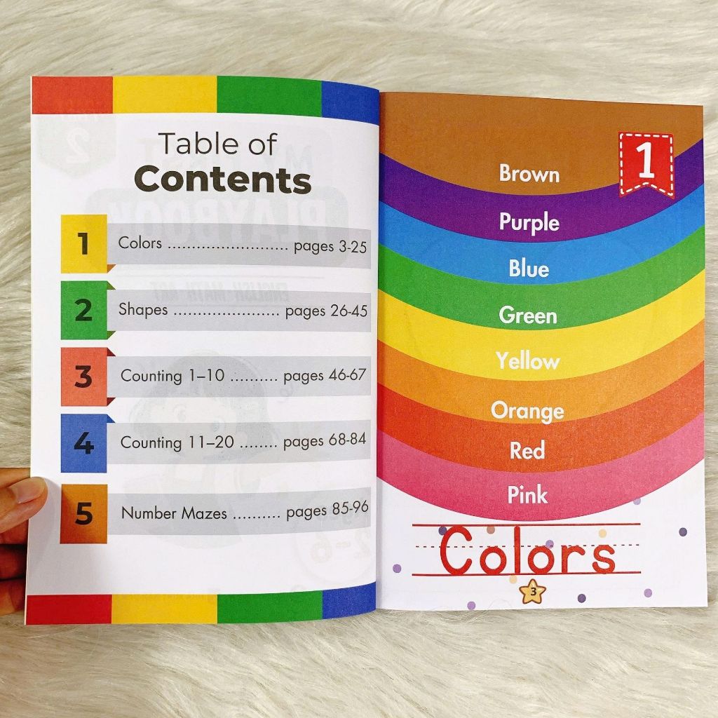Sách - Bộ 2 cuốn Tư duy Tiền Tiểu Học MY FIRST PLAYBOOK part 1 + part 2
