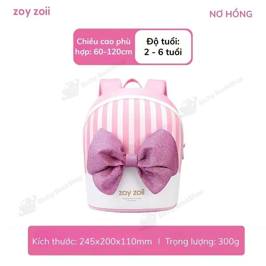 Balo Mầm Non Zoyzoii B79, Balo Siêu Nhẹ Cho Bé Đi Học Mẫu Giáo Bé Trai Bé Gái