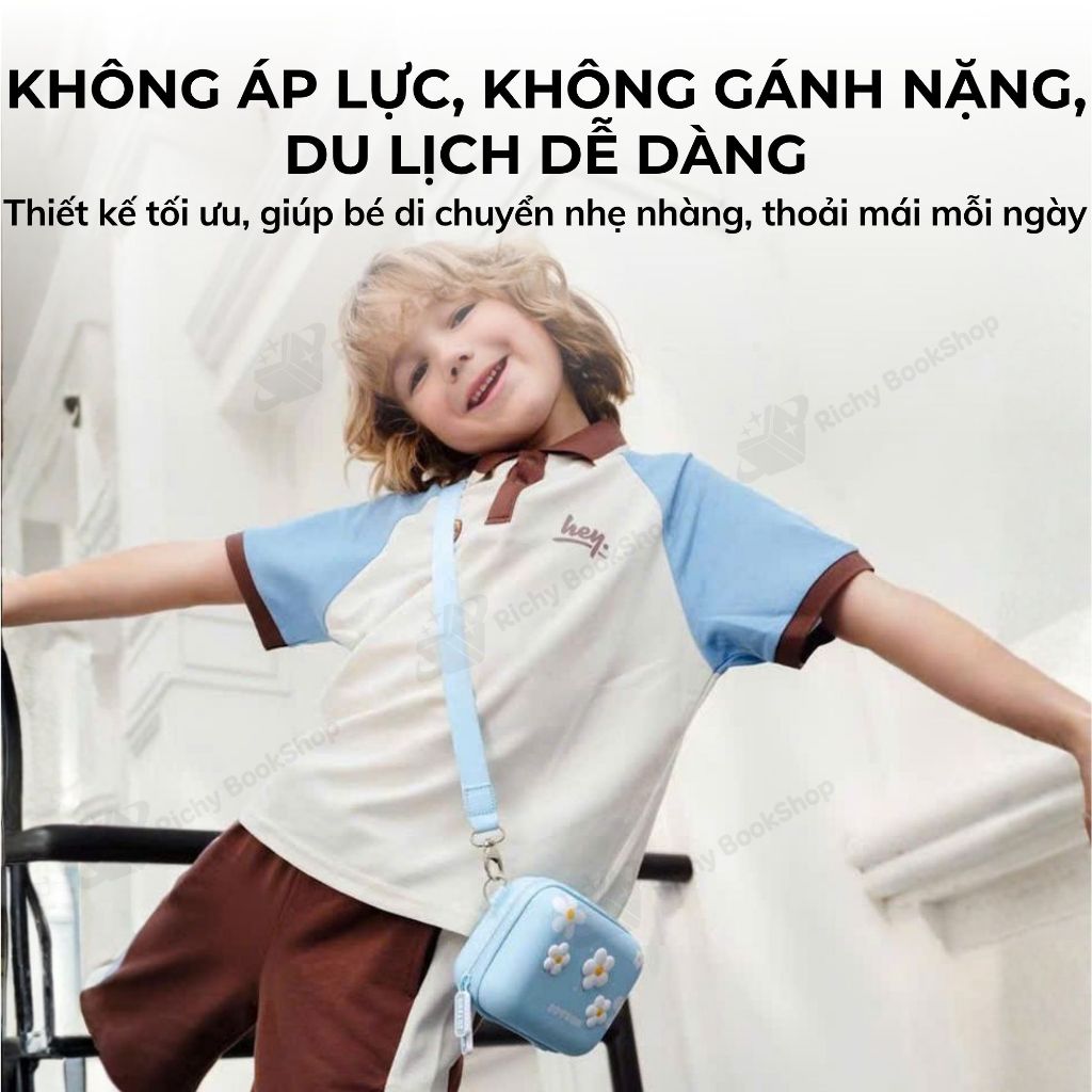 Túi Đeo Chéo Cho Bé Zoyzoii Candy Box Bag B60 Túi Xách Mini Thời Trang Cho Bé Trai Bé Gái