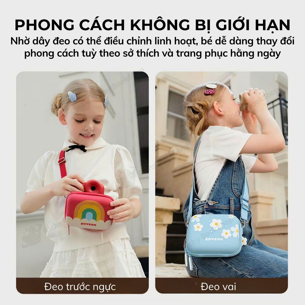 Túi Đeo Chéo Cho Bé Zoyzoii Candy Box Bag B60 Túi Xách Mini Thời Trang Cho Bé Trai Bé Gái