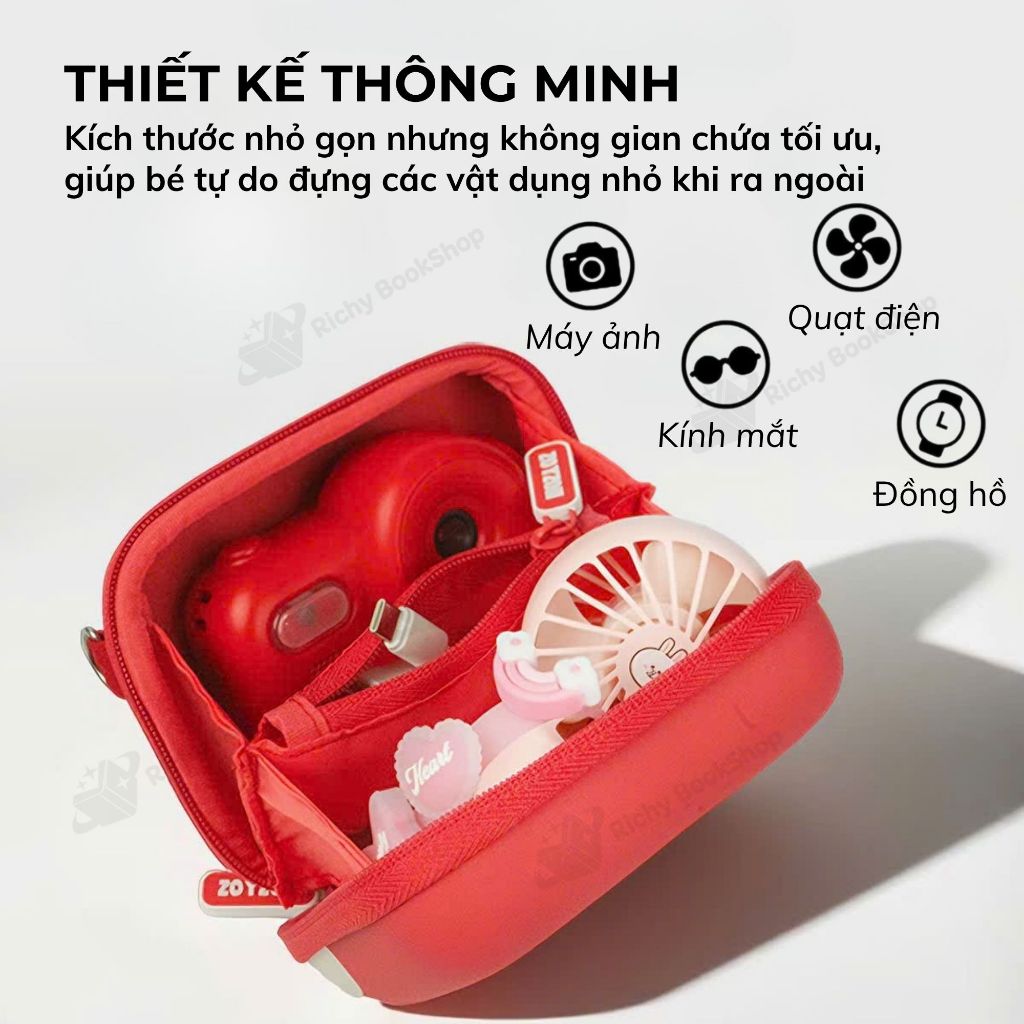 Túi Đeo Chéo Cho Bé Zoyzoii Candy Box Bag B60 Túi Xách Mini Thời Trang Cho Bé Trai Bé Gái
