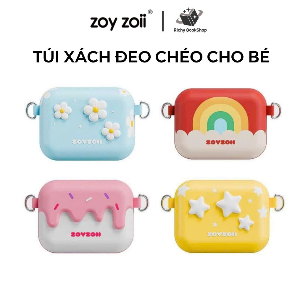 Túi Đeo Chéo Cho Bé Zoyzoii Candy Box Bag B60 Túi Xách Mini Thời Trang Cho Bé Trai Bé Gái