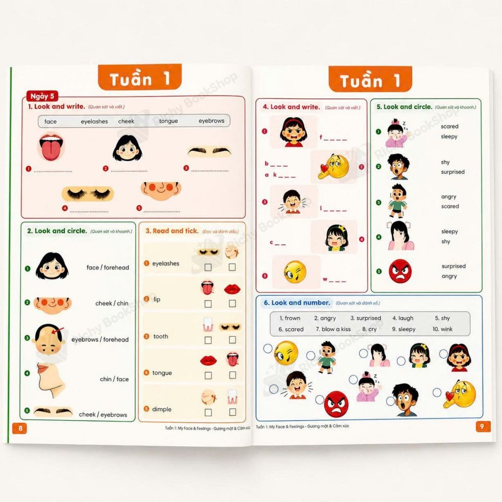 Sách - English 5 Words a Day – 52 Weeks Step-by-Step (Ages 6-13): 5 từ mỗi ngày – Lộ trình 52 tuần làm chủ TA nền tảng