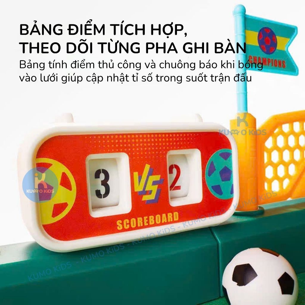 Sân Bóng Đá Mini 2 Trong 1 Mideer, Bàn Bóng Đá Đối Kháng Pinball Trò Chơi 2 Người Cho Bé 3 Tuổi+