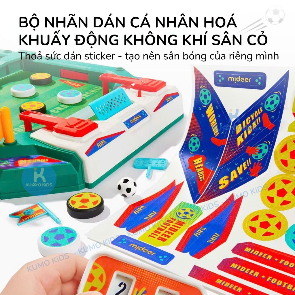 Sân Bóng Đá Mini 2 Trong 1 Mideer, Bàn Bóng Đá Đối Kháng Pinball Trò Chơi 2 Người Cho Bé 3 Tuổi+