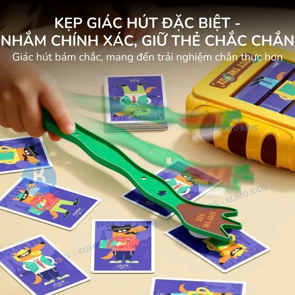 Đồ Chơi Thám Tử Cho Bé Mideer Catch the Culprit Fox, Trò Chơi Truy Tìm Nghi Phạm Rèn Quan Sát Phản Xạ Từ 3 Tuổi