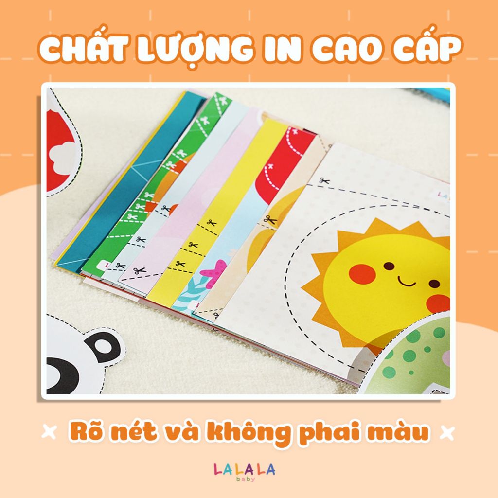 Bộ đồ chơi thủ công đa kỹ năng luyện vận động tinh theo phương pháp Montessori Tay khéo não tinh Lalala Baby