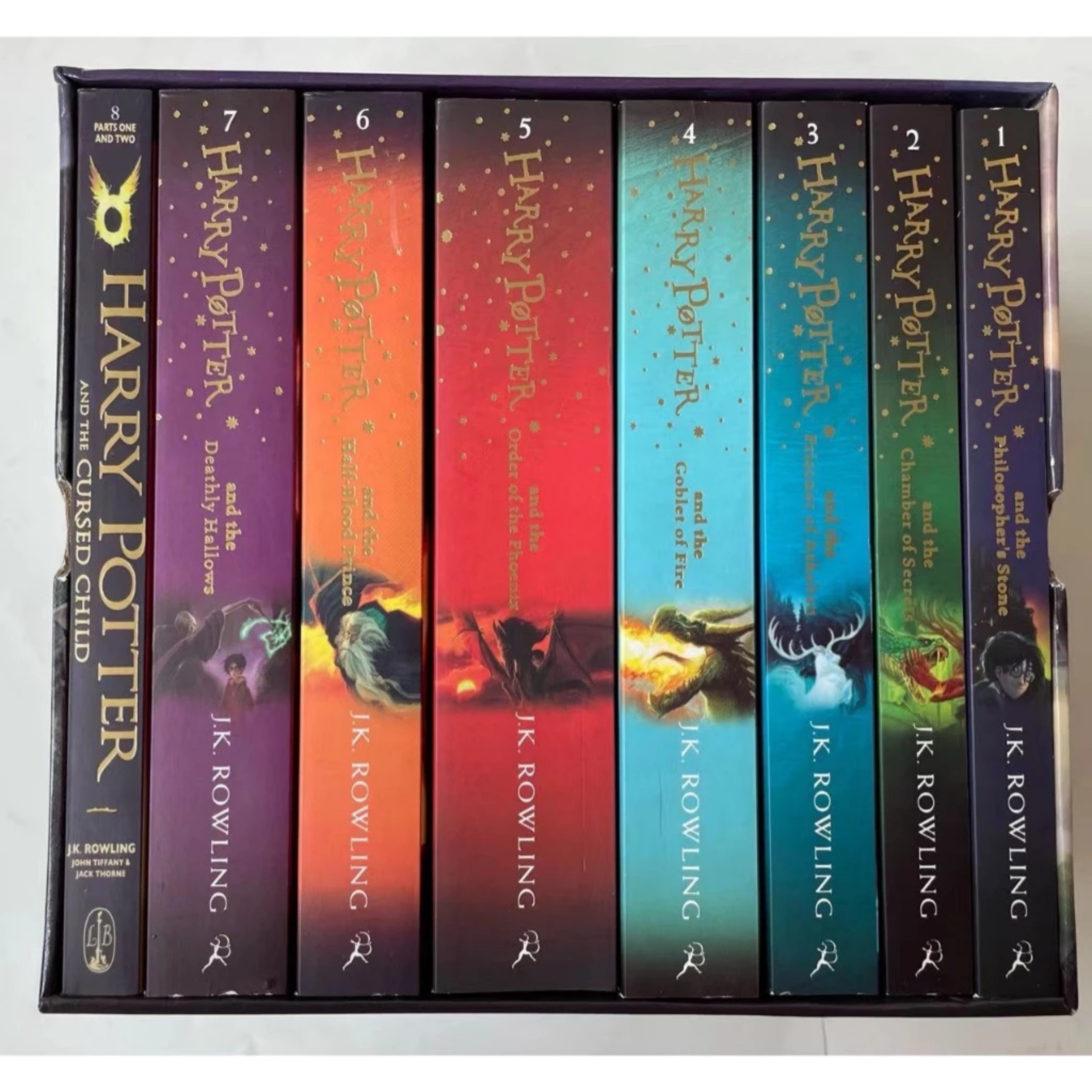 [Sách nhập] - Truyện Harry Potter 8 cuốn bìa mềm