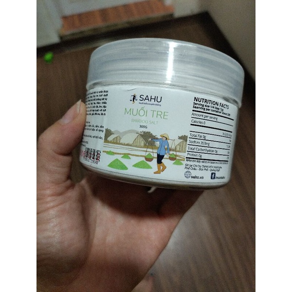 MUỐI TRE SAHU MẶN DỊU NGỌT HẬU 1kg / 300g