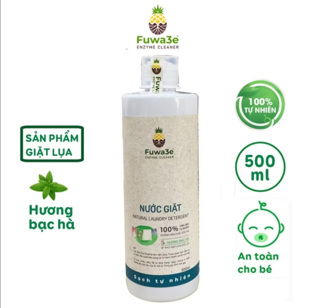 Nước giặt Fuwa3e Hộp 3 lít mua 2 tặng 1 rửa chén  + nước xúc miệng Vietherb
