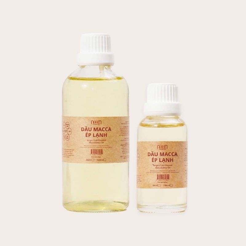 Dầu hạt Macca ép lạnh Noom ( tặng vòi bóp cho 30ml chai triết cho 100ml)