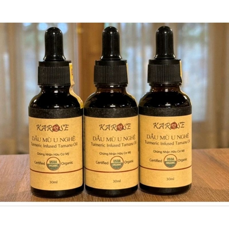 Dầu Mù U Ngâm Nghệ Karose lọ 30ml