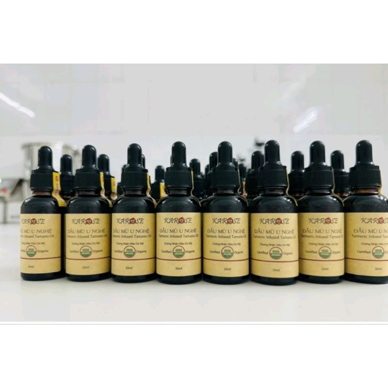 Dầu Mù U Ngâm Nghệ Karose lọ 30ml