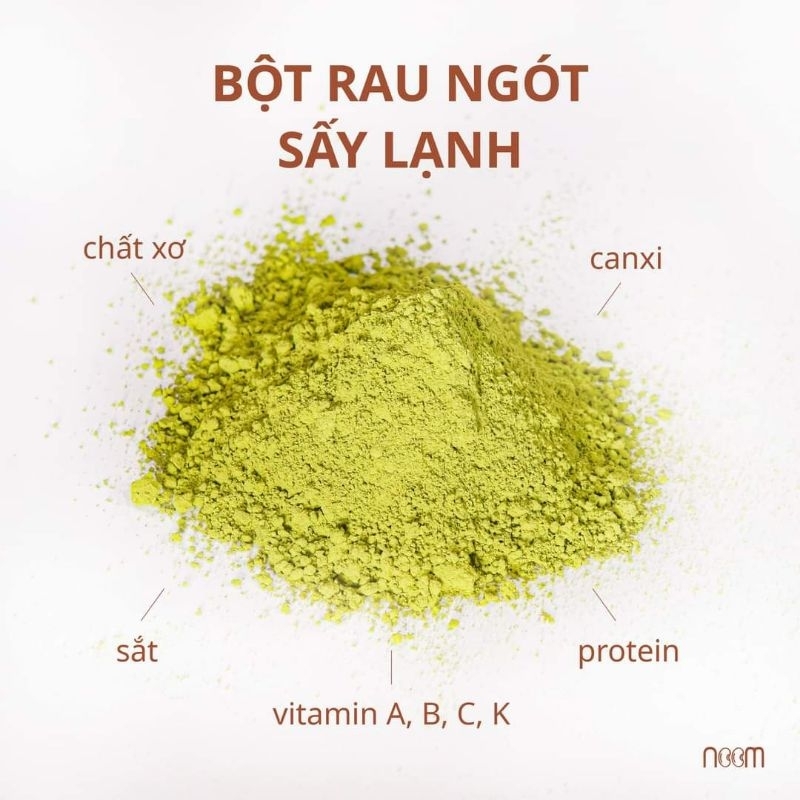 Bột rau ngót Noom ăn dặm - detox 450g