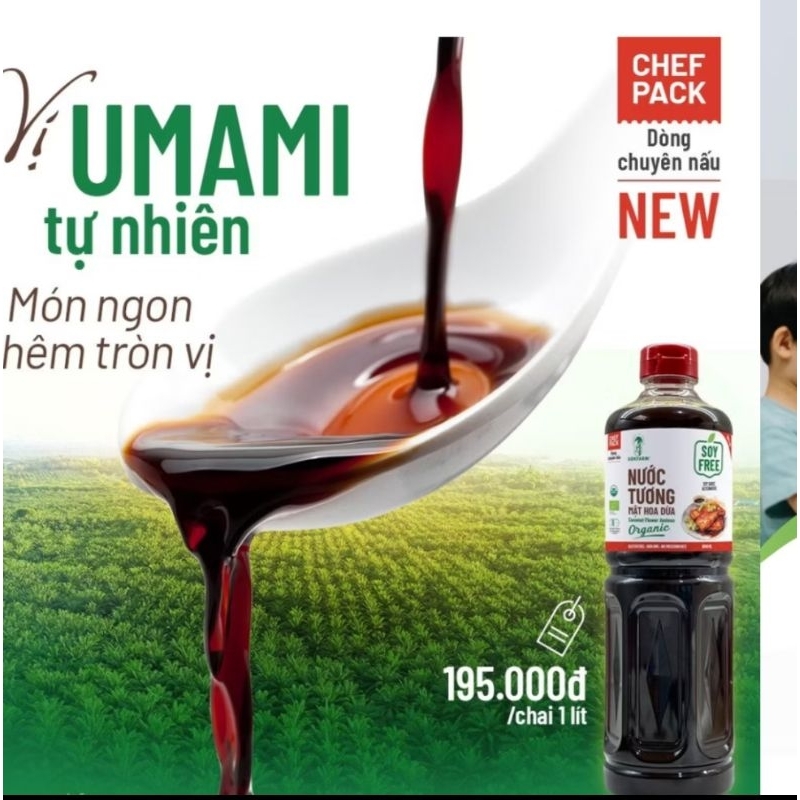 Nước tương mật hoa dừa Sokfarm dòng chuyên nấu ăn 1lít