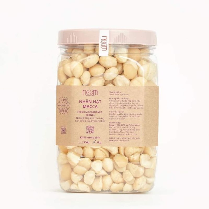 Nhân Hạt Macca tươi Noom 300g