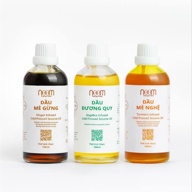 Dầu Mè Gừng / Dầu Mè Nghệ / Dầu Mè Đương Quy